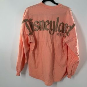 Disneyland Resort Rose Gold Spirit Jersey With Gold Glitter Letters Size S